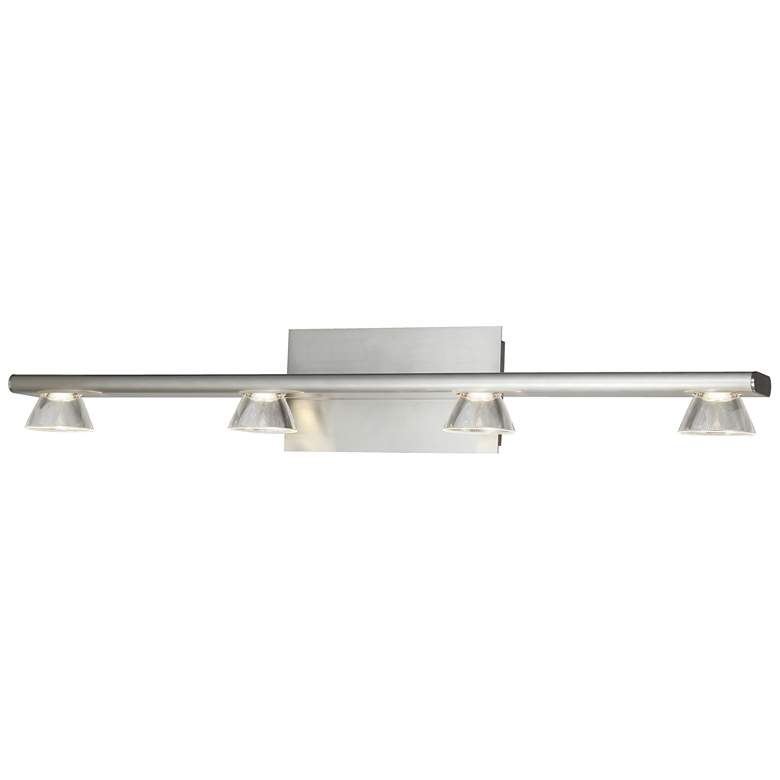 Image 1 ABRA Jet 4 Light Up or Down Vanity Wall Fixture Nickel
