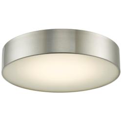 Abra Lighting Bongo 16" Wide Brushed Nickel LED Modern Ceiling Light