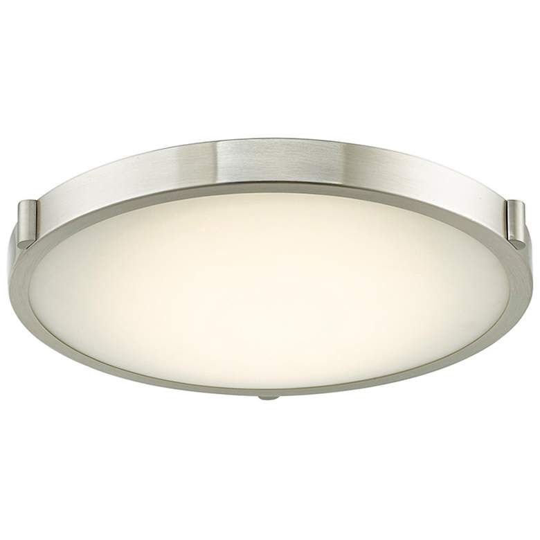 Image 2 Abra Lighting Halo 17" Wide Brushed Nickel Modern LED Ceiling Light