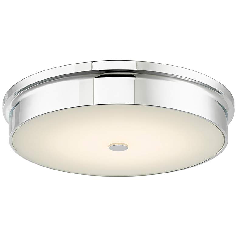 Image 2 Abra Lighting Spark Chrome 15" Wide Modern LED Ceiling Light