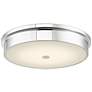 2_Abra Lighting Spark Chrome 15" Wide Modern LED Ceiling Light