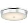 Abra Lighting Spark Chrome 15" Wide Modern LED Ceiling Light