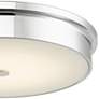 3_Abra Lighting Spark Chrome 15" Wide Modern LED Ceiling Light more views