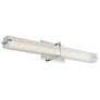 1_Abra Lighting Squire 26 1/4" Chrome Water Glass Modern LED Bath Light