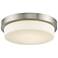 Abra Lighting Step 13" Wide Brushed Nickel LED Ceiling Light