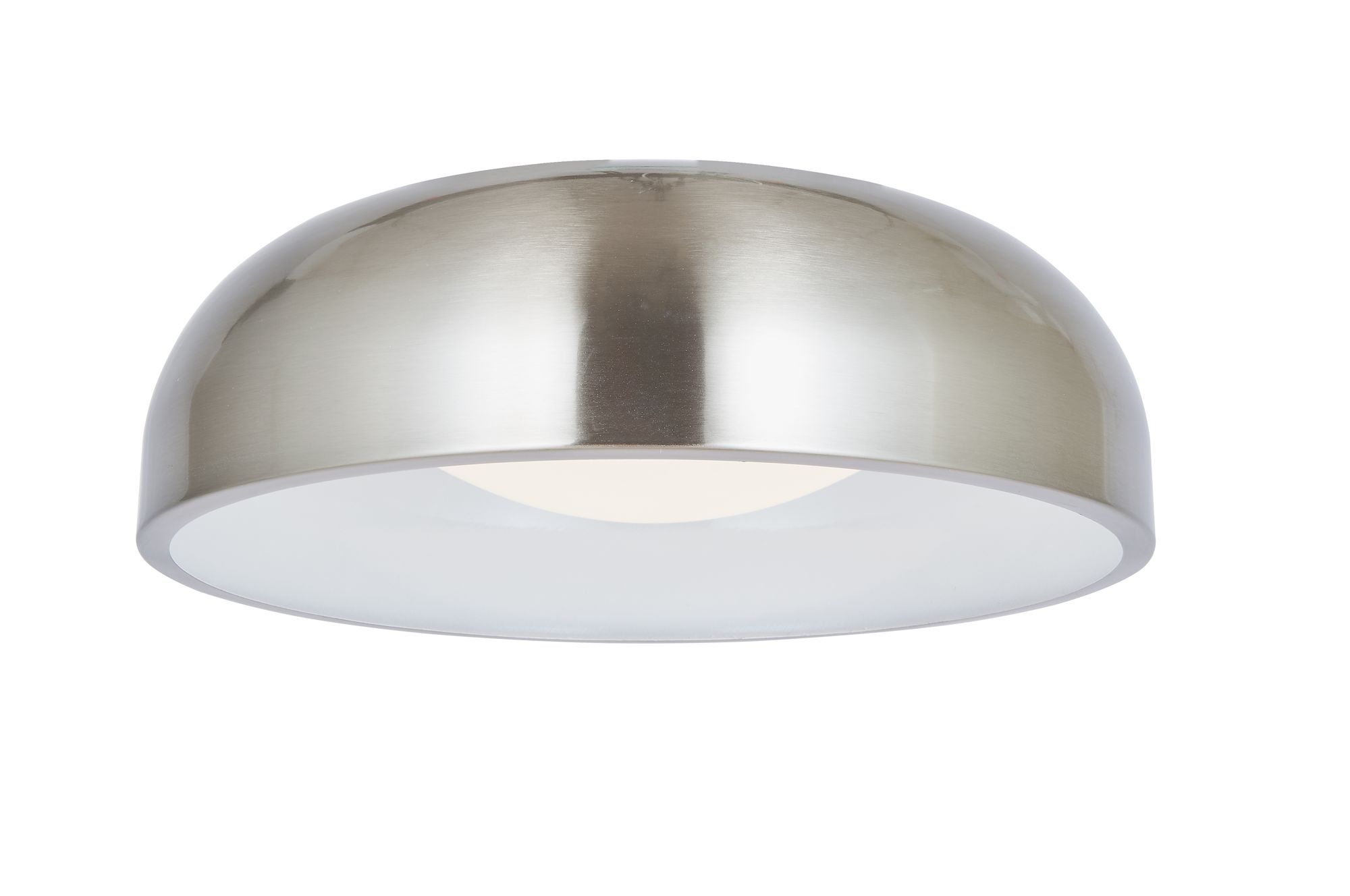 Image 2 Abra Lynx 17" Recessed Opal Glass in a Metal Frame more views