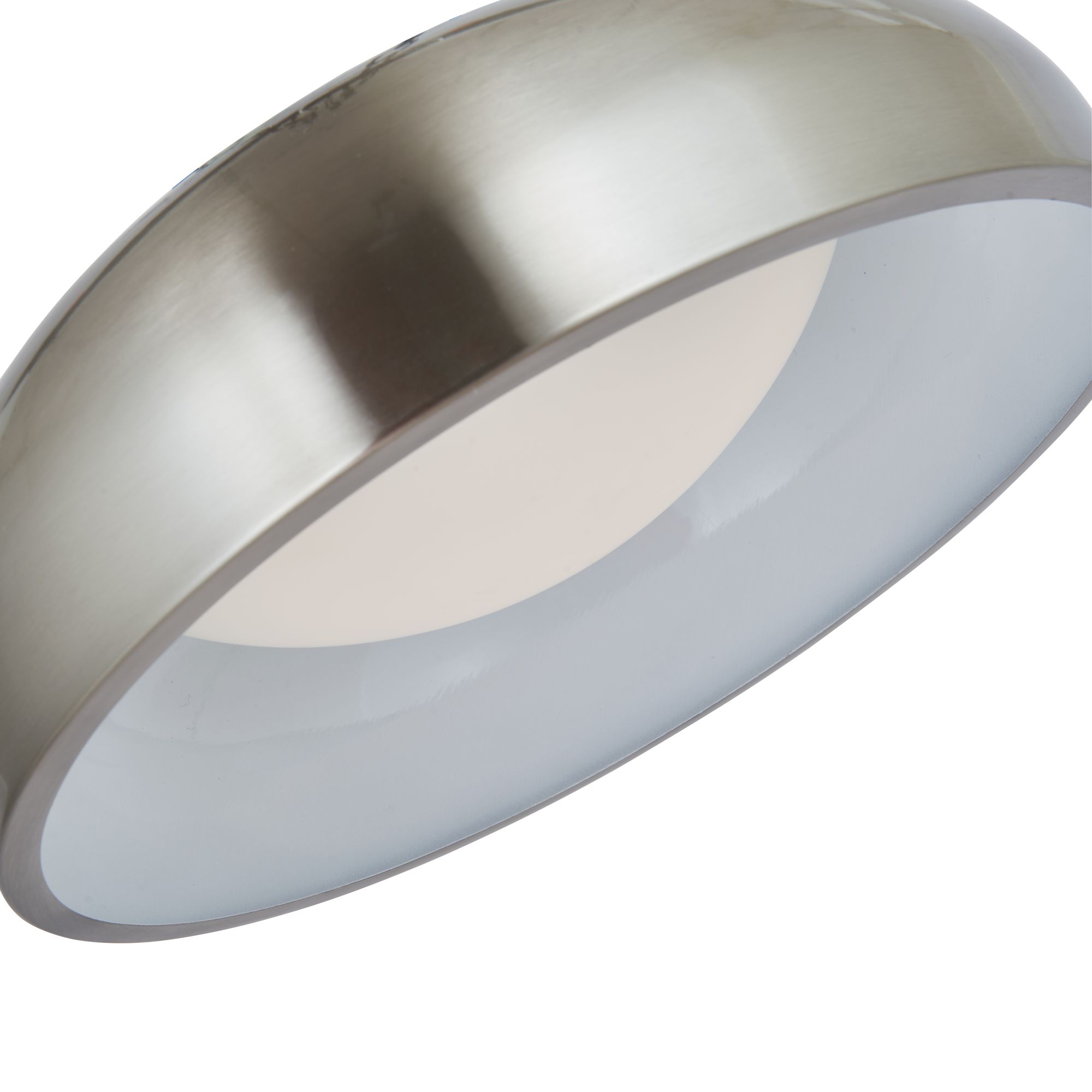 Image 4 Abra Lynx 17" Recessed Opal Glass in a Metal Frame more views
