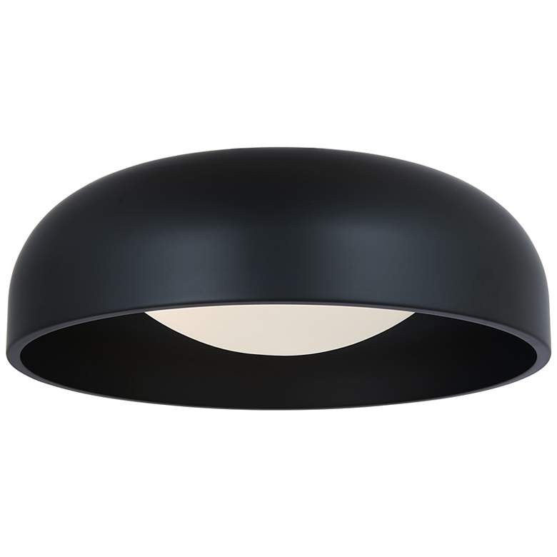 Image 2 Abra Lynx Round LED Flushmount TS-Titanium Silver more views