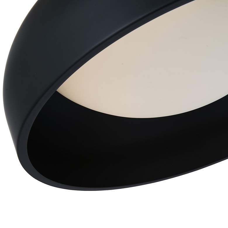 Image 3 Abra Lynx Round LED Flushmount TS-Titanium Silver more views