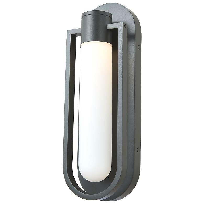 Image 2 Abra Marine Grade Wet Location Wall Fixture with Frosted Glass Diffuser more views
