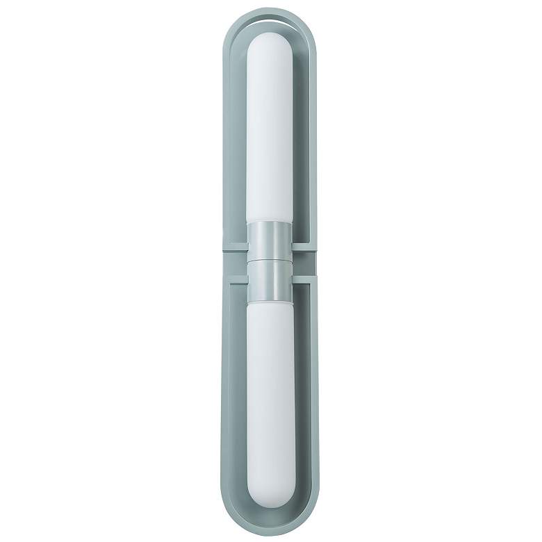 Image 1 Abra Marine Grade Wet Location Wall Fixture with Frosted Glass Diffuser