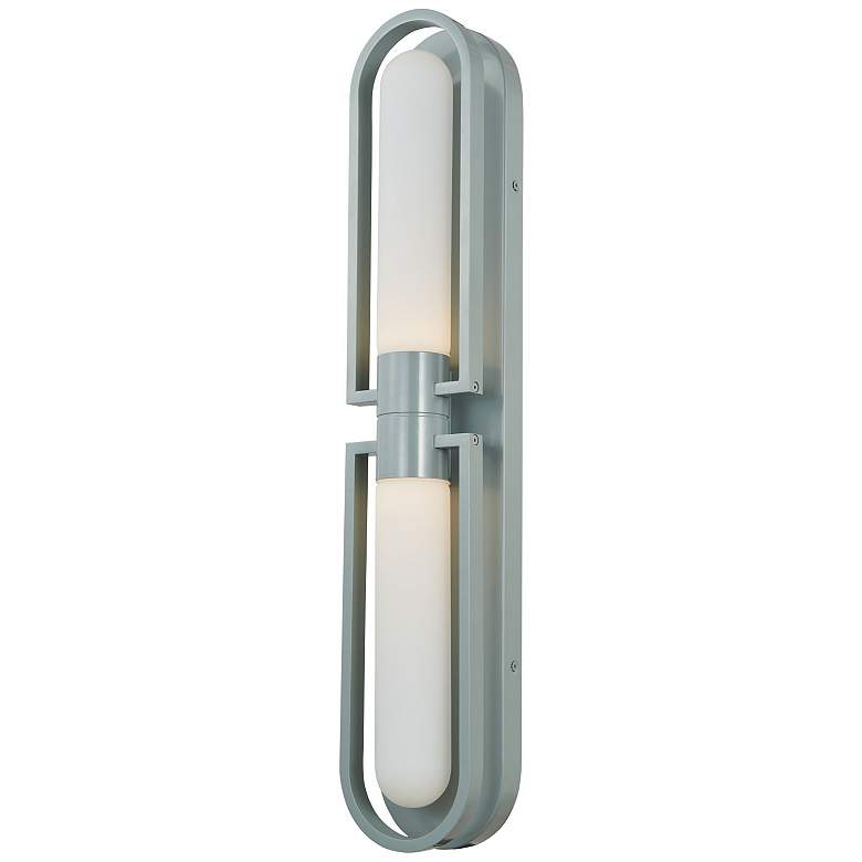 Image 2 Abra Marine Grade Wet Location Wall Fixture with Frosted Glass Diffuser more views