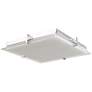 Thumbnail2 of ABRA Matrix Medium Square Glass Low Profile Flushmount Chrome more views