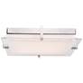 Thumbnail4 of ABRA Matrix Medium Square Glass Low Profile Flushmount Chrome more views