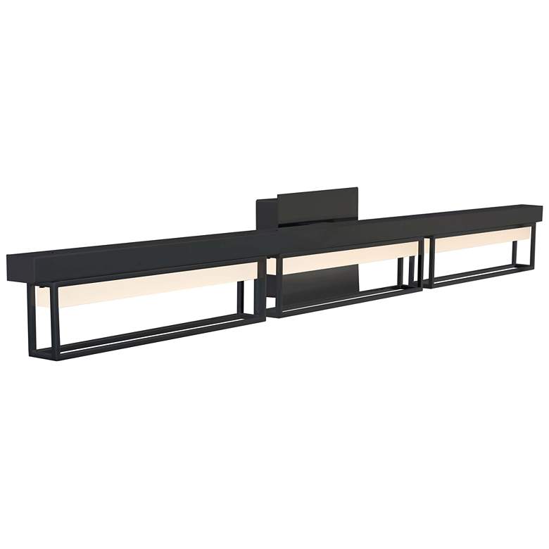 Image 1 ABRA Pane Large Framed Vanity Black