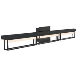 ABRA Pane Large Framed Vanity  Black
