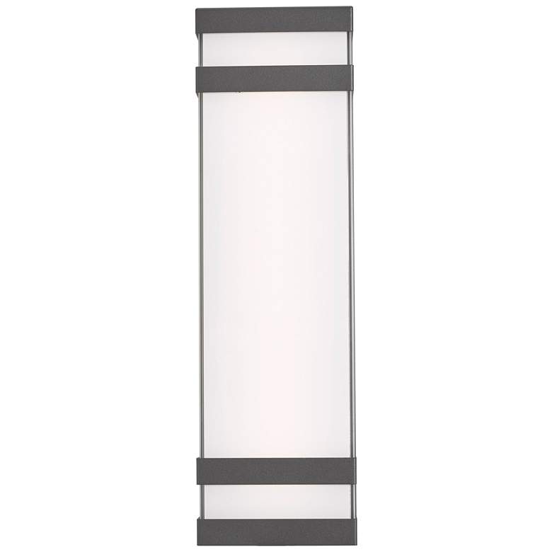 Image 1 ABRA Proton Wet Location Wall Fixture Black