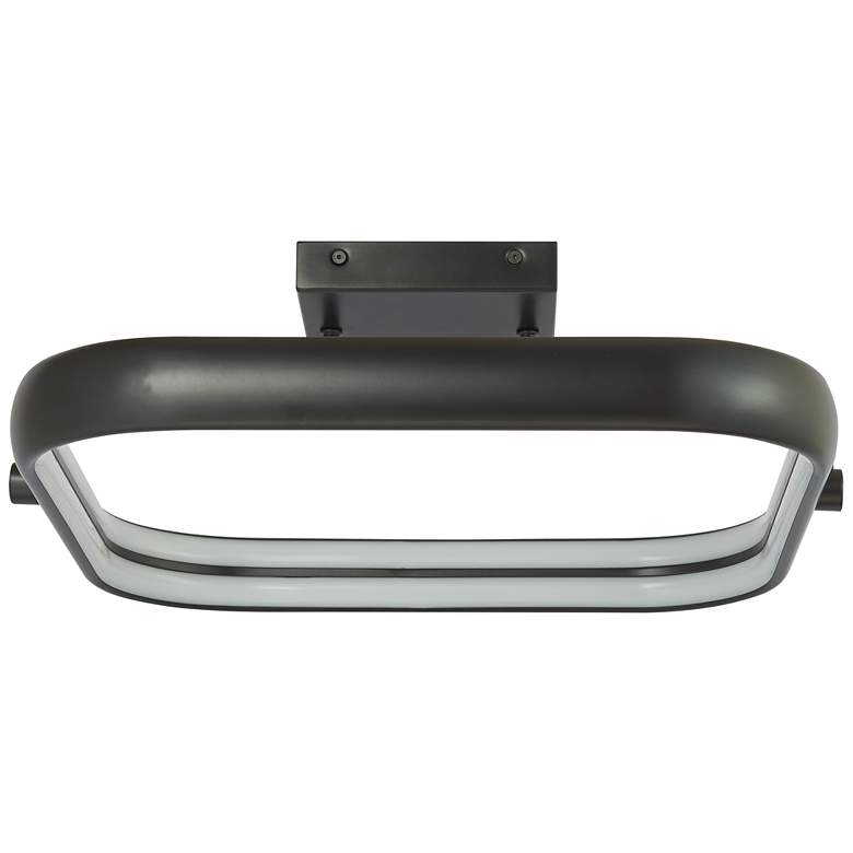 Image 1 Abra Rave Square Dual LED Bar Flushmount GLD-Gold