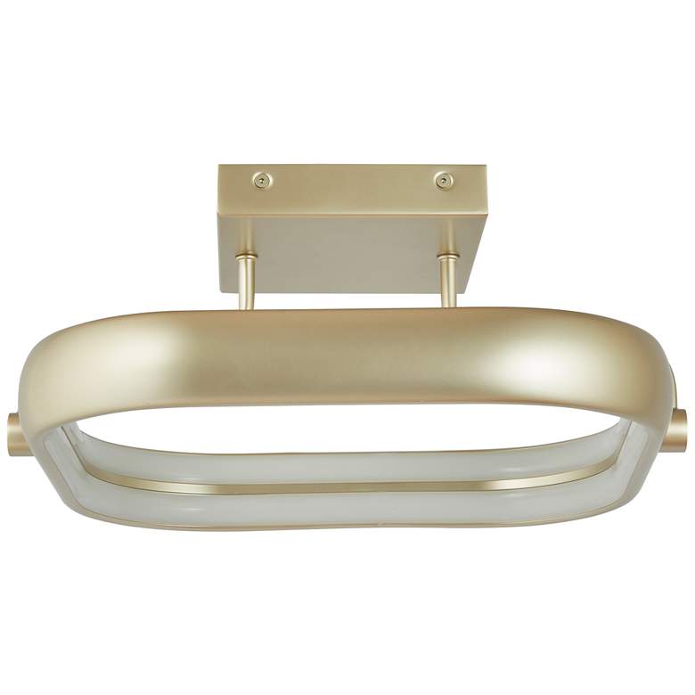 Image 1 Abra Rave Square Dual LED Bar Flushmount MB-Matte Black