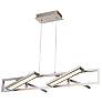 1_Abra Rectangular Pendant with Four Pivoting Light Guide Diffusers