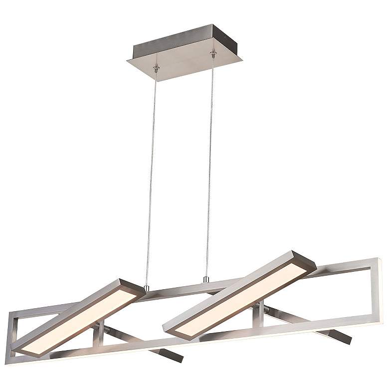 Image 2 Abra Rectangular Pendant with Four Pivoting Light Guide Diffusers more views
