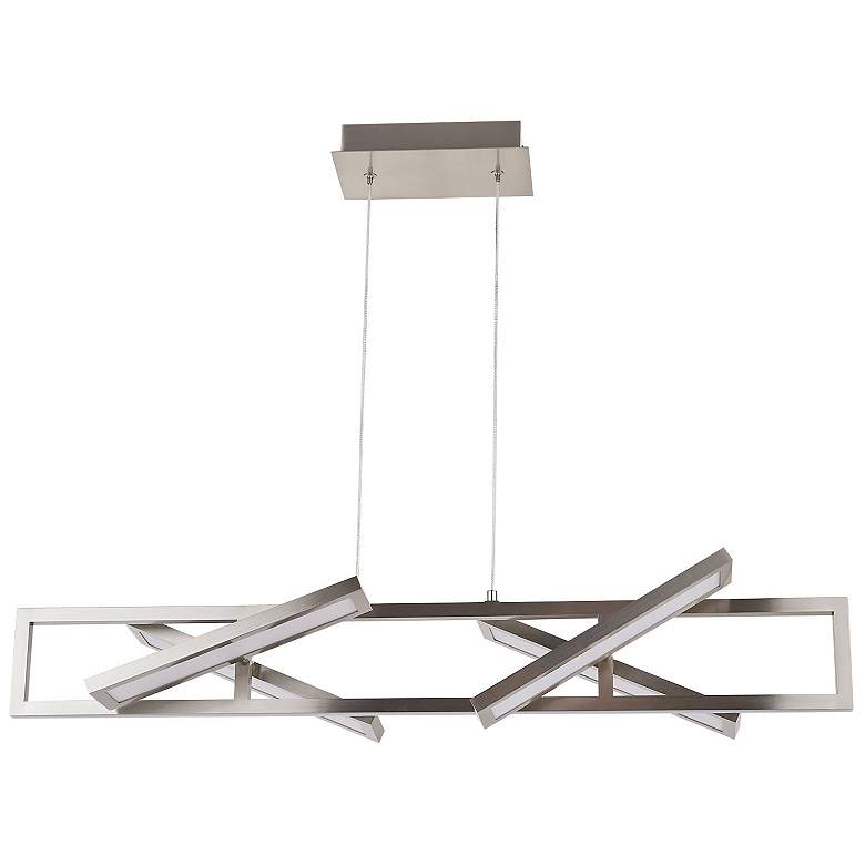 Image 3 Abra Rectangular Pendant with Four Pivoting Light Guide Diffusers more views