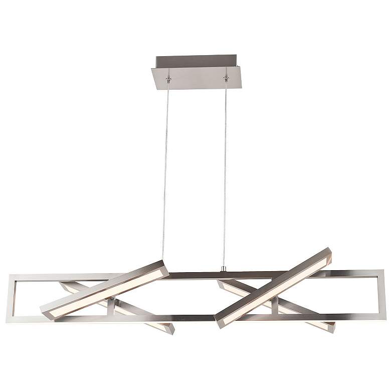 Image 5 Abra Rectangular Pendant with Four Pivoting Light Guide Diffusers more views