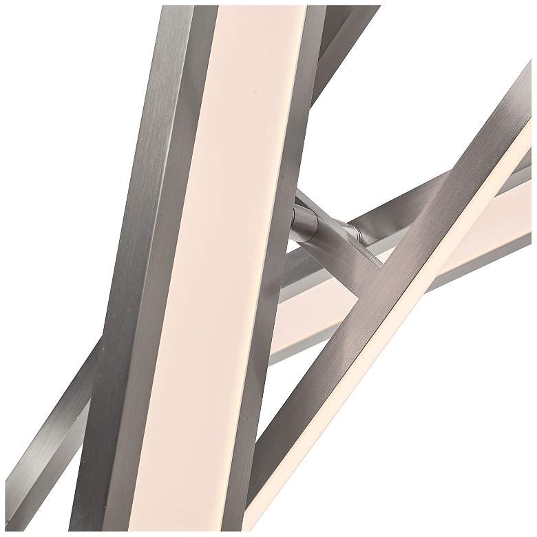 Image 4 Abra Rectangular Pendant with Six Pivoting Light Guide Diffusers more views