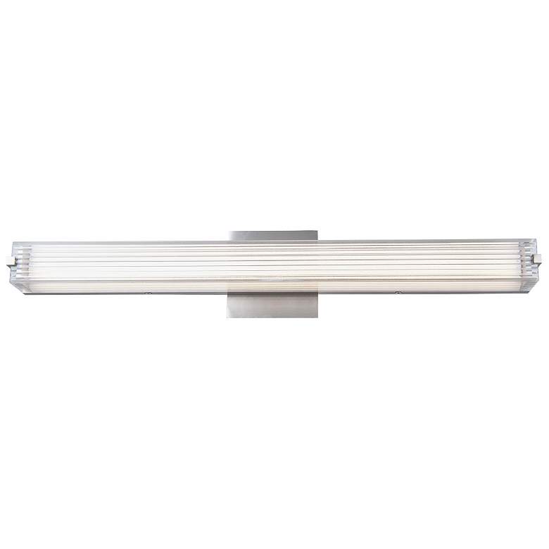 Image 1 Abra Ribbed Square Glass Vanity