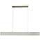 ABRA Slim 32" Cable Suspended LED Pendant with Up-Down Light Aluminum