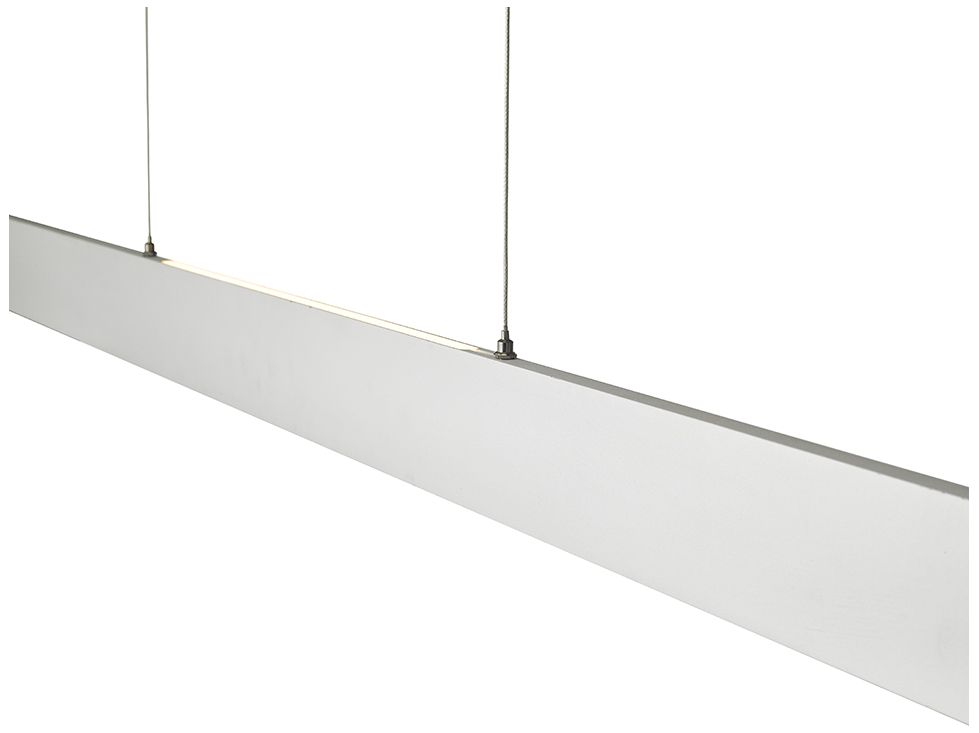 Image 2 ABRA Slim 47" Cable Suspended LED Pendant with Up-Down Light  Aluminum more views