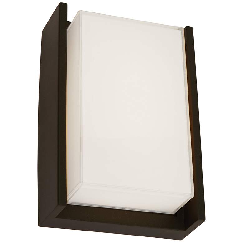 Image 1 ABRA Titon Wet Location LED Wall Fixture Black