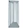 Abra Trix Small Wet Location Angled Side Wall Fixture MB-Matte Black
