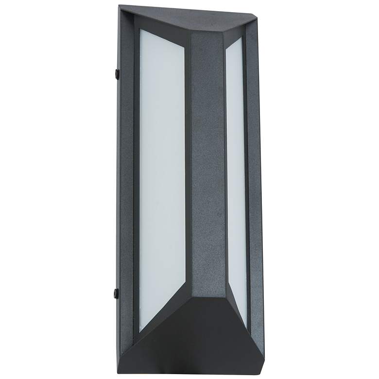 Image 1 Abra Trix Small Wet Location Angled Side Wall Fixture SL-Silica