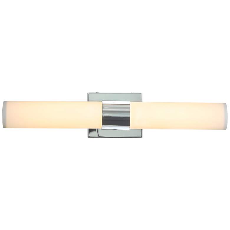 Image 1 ABRA Turbo Dual Cylinder Glass Vanity Chrome