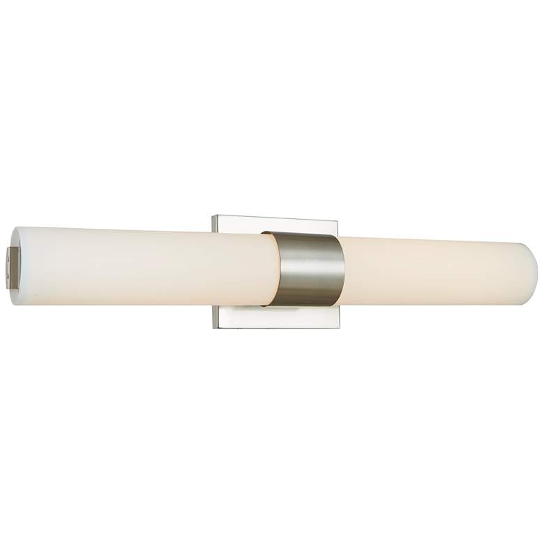 Image 1 ABRA Turbo Dual Cylinder Glass Vanity Nickel