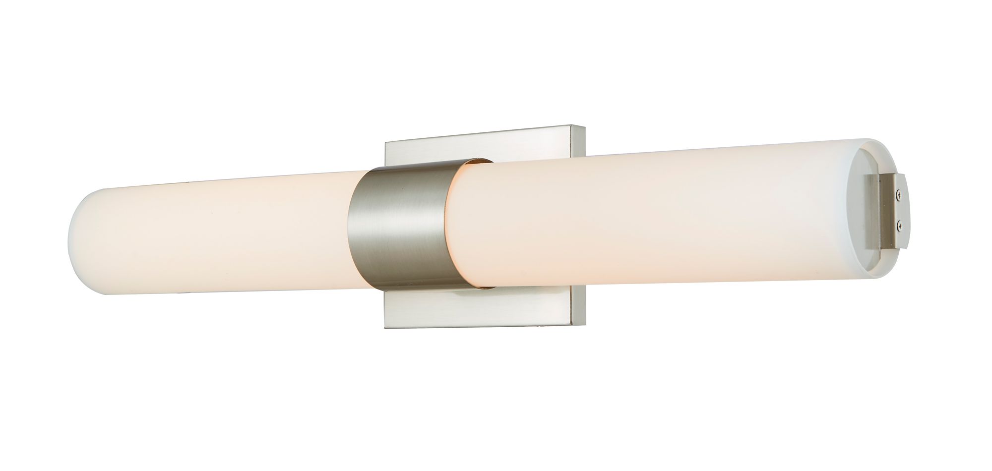 Image 3 ABRA Turbo Dual Cylinder Glass Vanity  Nickel more views