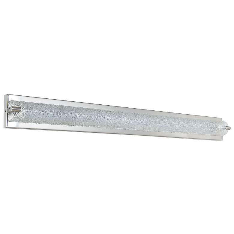 Image 1 ABRA Veil Curved Water Glass LED vanity Nickel