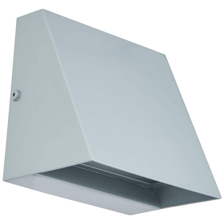 Image 1 Abra Wedge Square Panel LED Wet Location Wall fixture MB-Matte Black