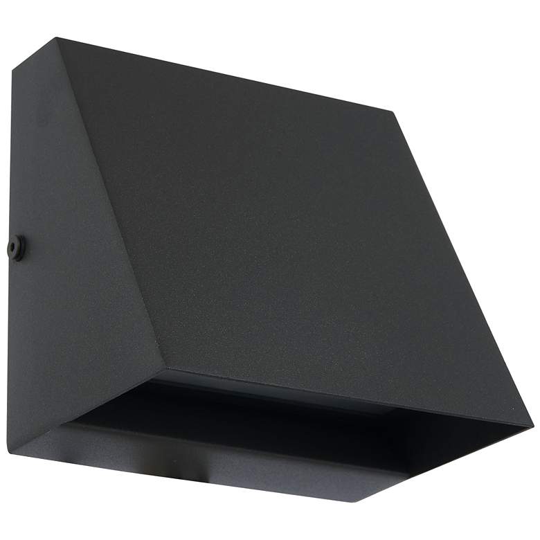 Image 1 Abra Wedge Square Panel LED Wet Location Wall fixture SL-Silica