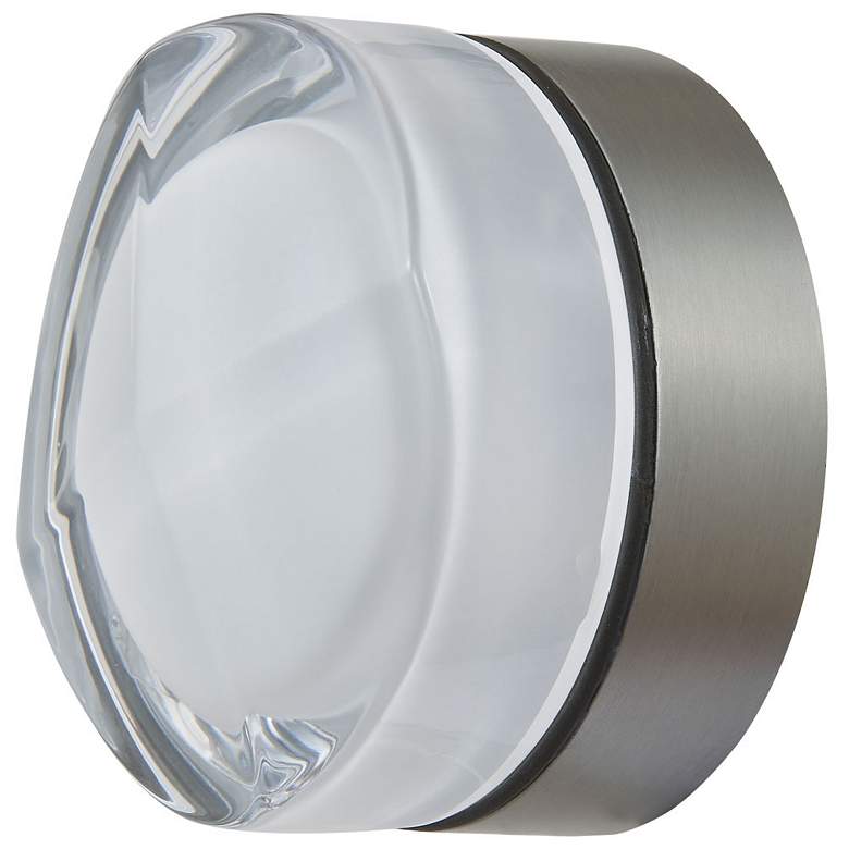 Image 2 Abra Wet Location Patterned Glass Wall or Ceiling Fixture more views