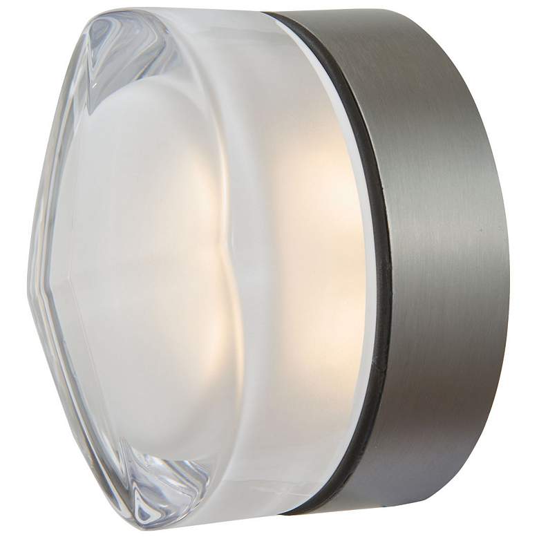 Image 3 Abra Wet Location Patterned Glass Wall or Ceiling Fixture more views
