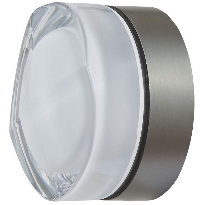 Image 4 Abra Wet Location Patterned Glass Wall or Ceiling Fixture more views