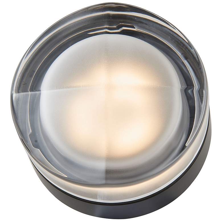 Image 4 Abra Wet Location Patterned Glass Wall or Ceiling Fixture more views