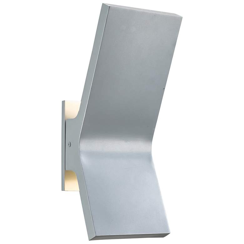 Image 1 ABRA Yoga Wet Location Angled Wall Fixture Silica