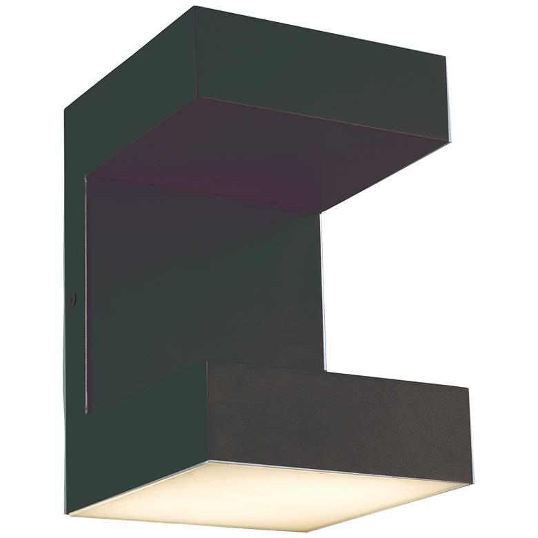 Image 1 ABRA Yoga Wet Location UP and Down Wall Fixture Black