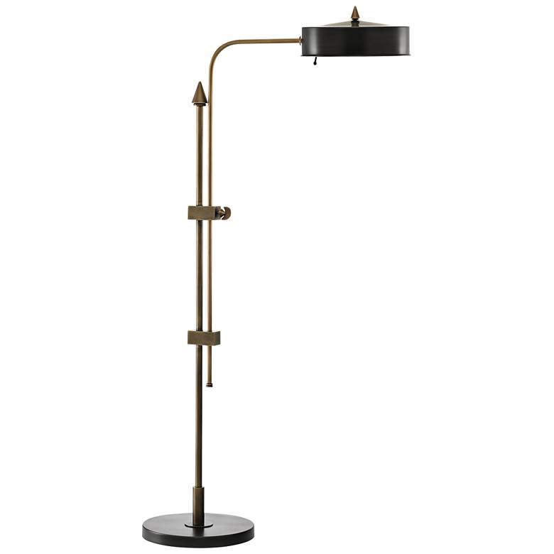 Image 1 Abram Oil-Rubbed Bronze and Antique Brass Floor Lamp