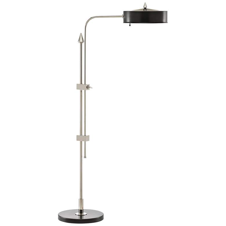 Image 1 Abram Oil-Rubbed Bronze and Polished Nickel Floor Lamp