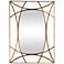 Abreona Gold Leaf 31 1/4" x 43 1/4" Rectangular Wall Mirror