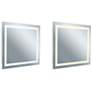 1_Abril Matte White 36"h x 40"w Rectangular Lighted Wall Mirror